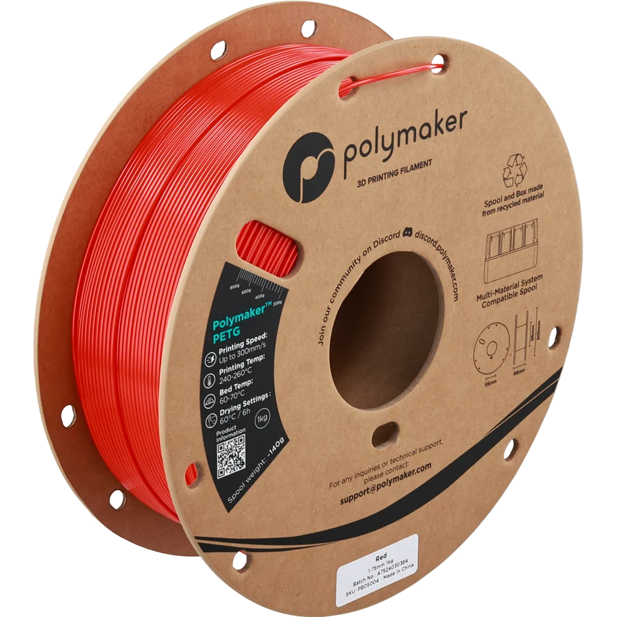 Polymaker PETG Musta, 1,75 mm / 1000 g