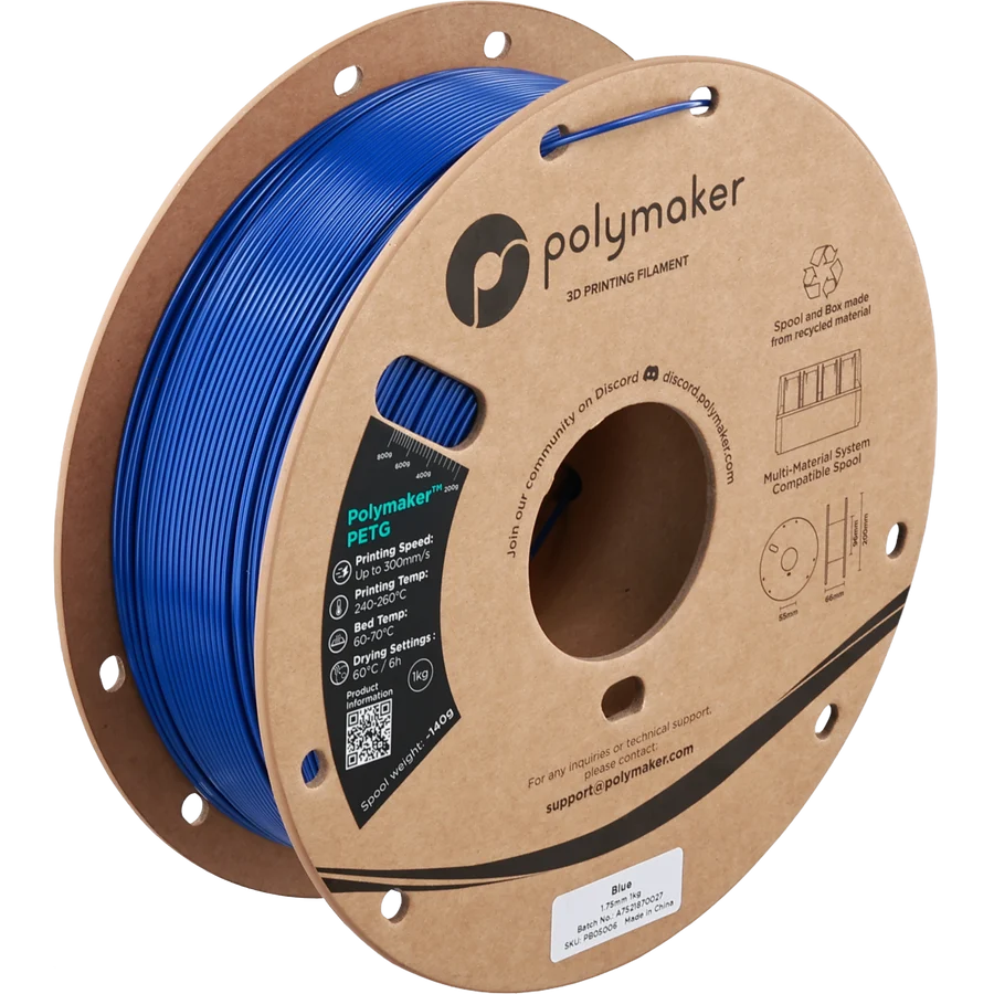 Polymaker PETG Musta, 1,75 mm / 1000 g