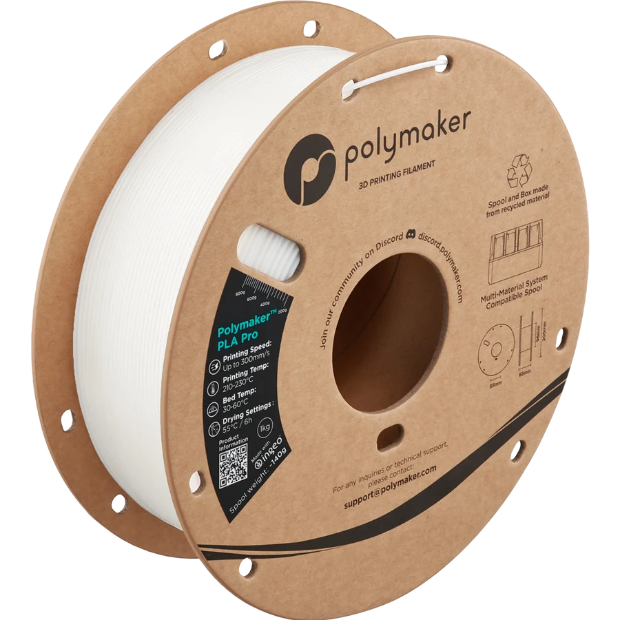 Polymaker PLA Pro 1.75mm 3D Filament 1KG